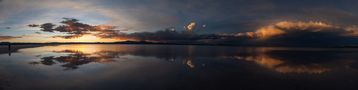 Salinas Grandes Sonnenuntergangspano von Frank Cullmann