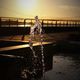 Wasserspiel Promenade Emmerich im Herbst