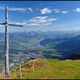 Altweibersommer in den schweizer Bergen