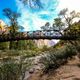 Bridge under blue sky