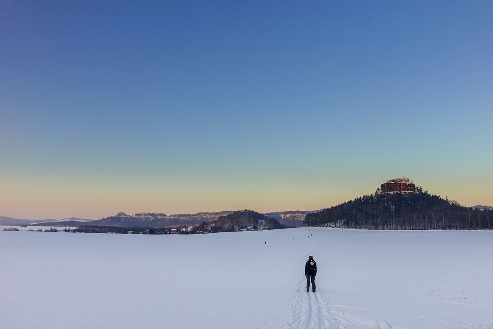 Zirkelstein zum Sonnenuntergang von c.hildd