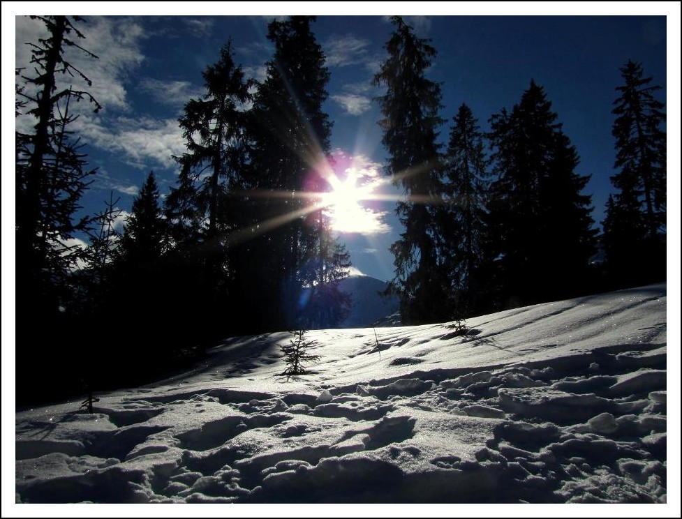 8h du mat ! -12°(début de rando) !