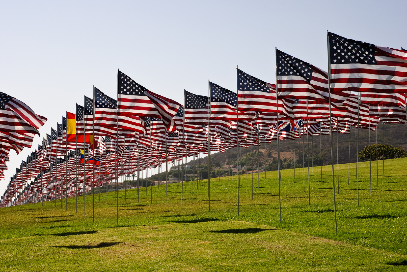 °9-11 American Flag Tribute°