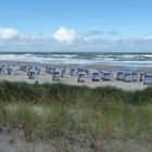 9. August am Sylter Strand zwischen Kampen und List