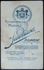 (9) Der Fotograf Franz X. Fankhauser aus Admont (Steiermark)