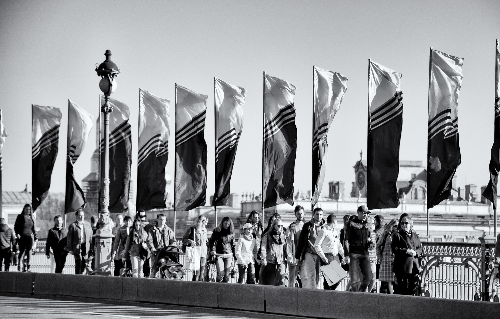 9. Mai in Sankt Petersburg