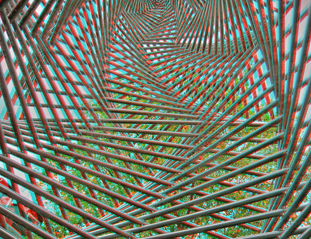 9. November 1938 (3D-Bild für Rot/Cyan Brille)