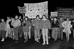 9. November 1989 - Demo mit 40 000 Menschen in Rostock