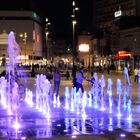 (9) Serbien, Niš - Abends im Stadtzentrum, Wasser- und Lichtspiele