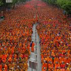 9000 monks - a few of them not in the picture / 9000 Mönche - ein paar davon nicht im Bild