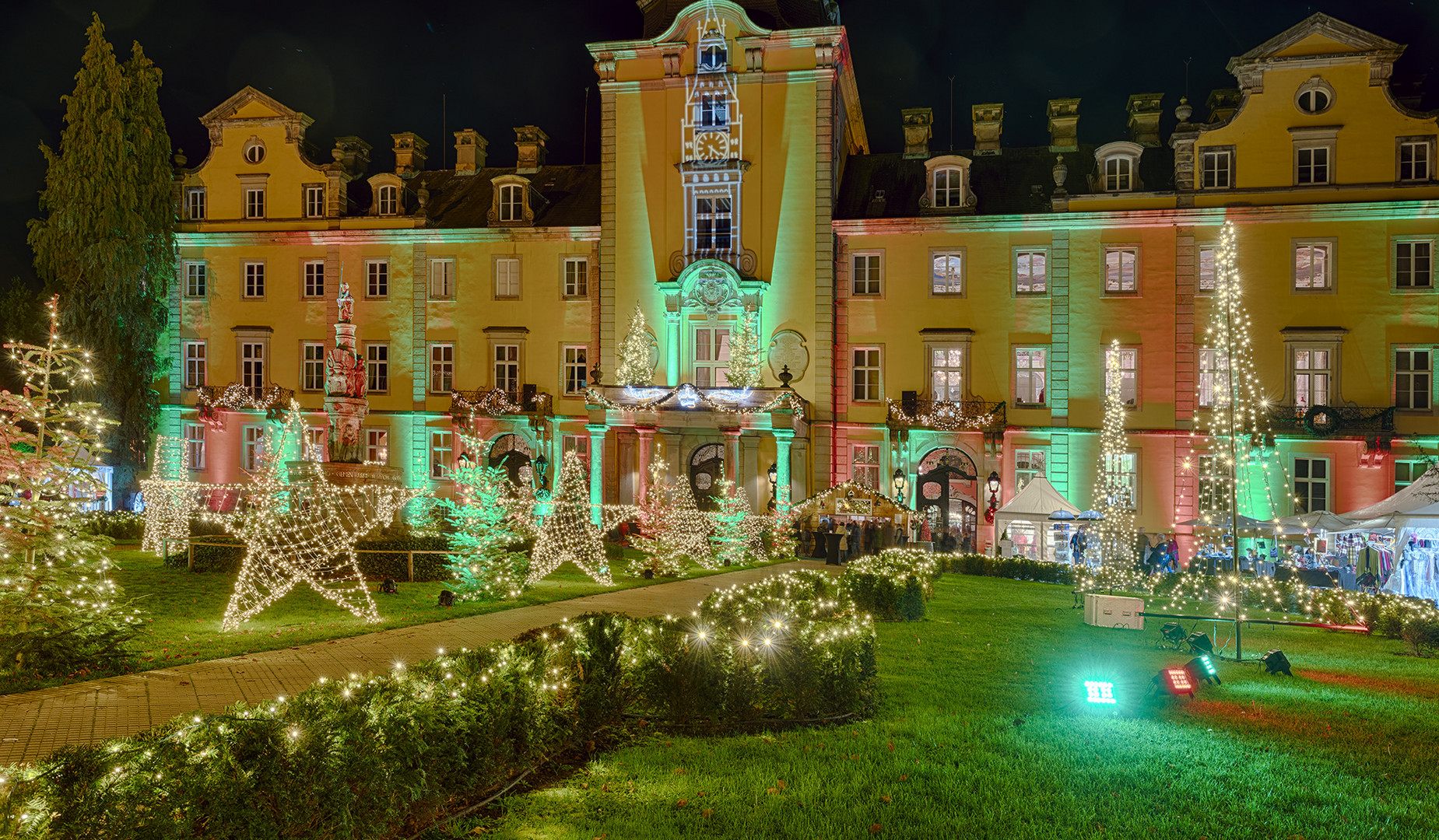 9002TZ-10TZ Schloss Bückeburg Weihnachtszauber 2022 beleuchtet