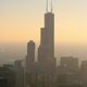 Willis Tower in Chicago im Abendlicht.....