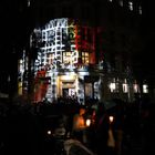 9.10.19 Lichtfest in Leipzig, vor der "Runden Ecke" (Stasi)