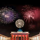 9117E Brandenburger Tor  Berlin mit Feuerwerk