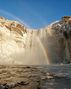 Skogafoss mit Regenbogen von Rüdiger Ulrich