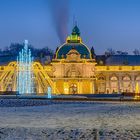 9158TZ-64TZ Kurpark Bad Oeynhausen Kaiserpalais Weihnachtsbeleuchtung