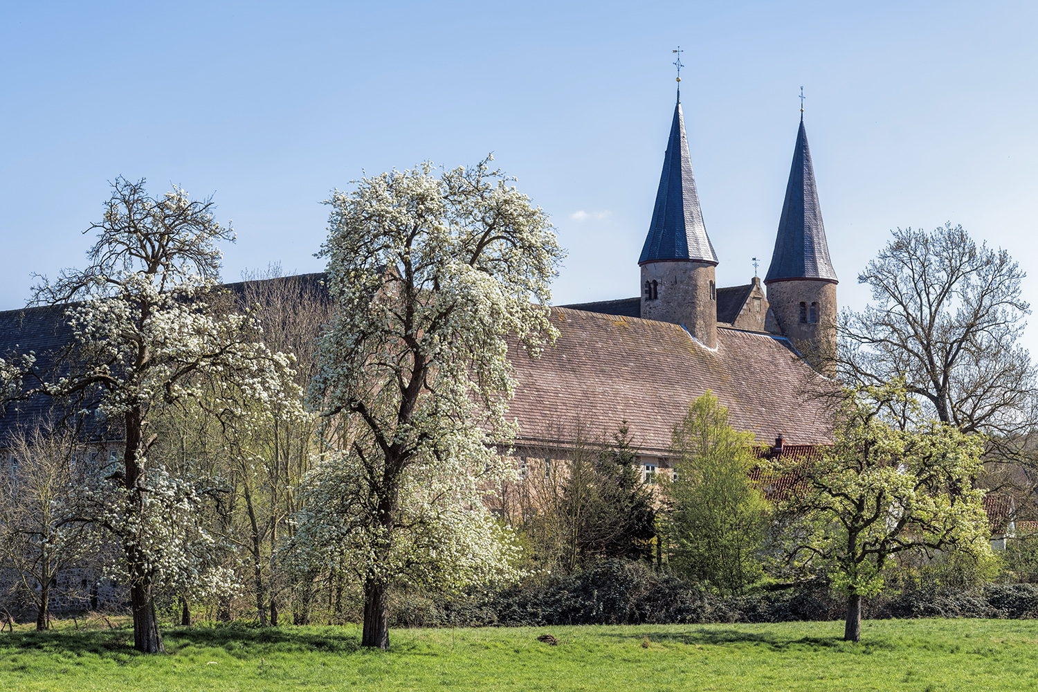 9350SB Frühling Kloster Möllenbeck