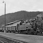 94 2105, Eibenstock unterer Bahnhof, Juli 1975