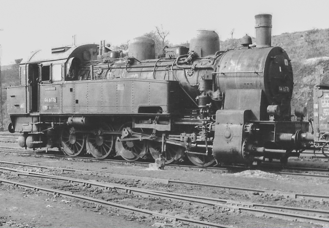 94 6776 rangiert im Bahnhof Blankenburg/Harz.