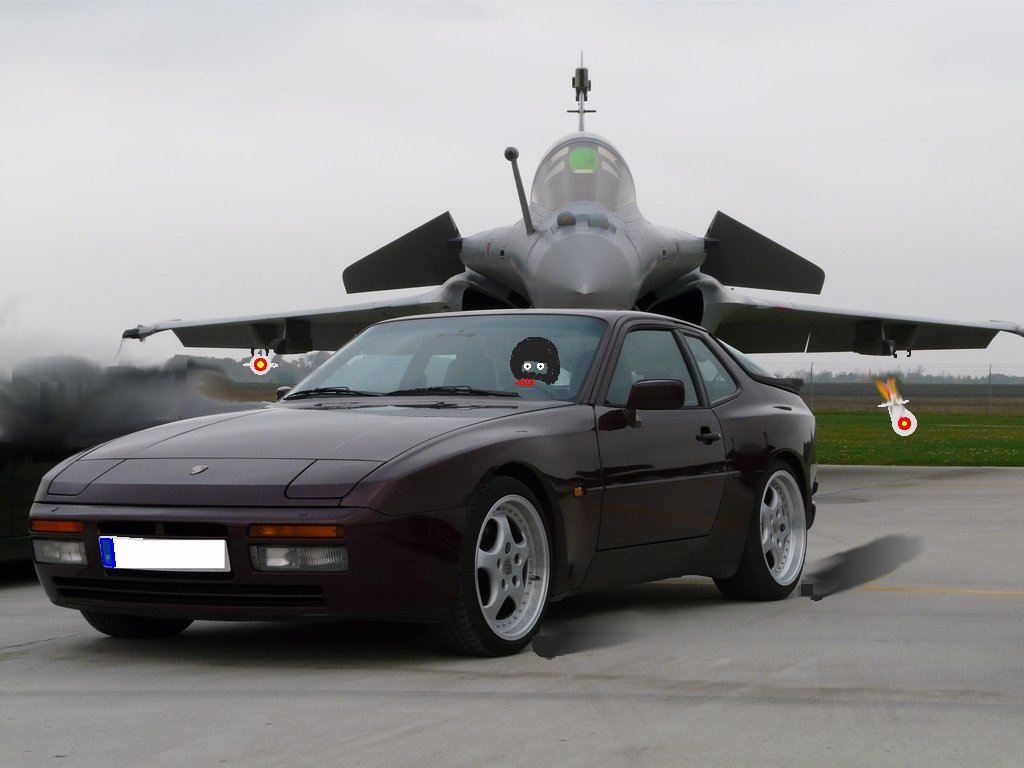 944 Turbo vs rafale ...oouch!