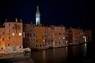 Rovinj bei Nacht 1 by Wolfgang Stiepock 