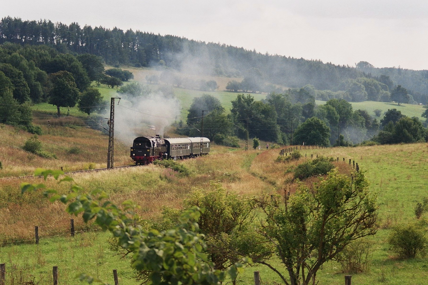 95 027 auf dem Rückweg von Rübeland