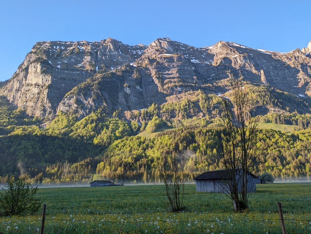 Morgens um sieben in den Bergen im Bregenzer Wald  von wollalli_2023