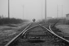 Train Tracks on Betteravia by Jim McKinniss