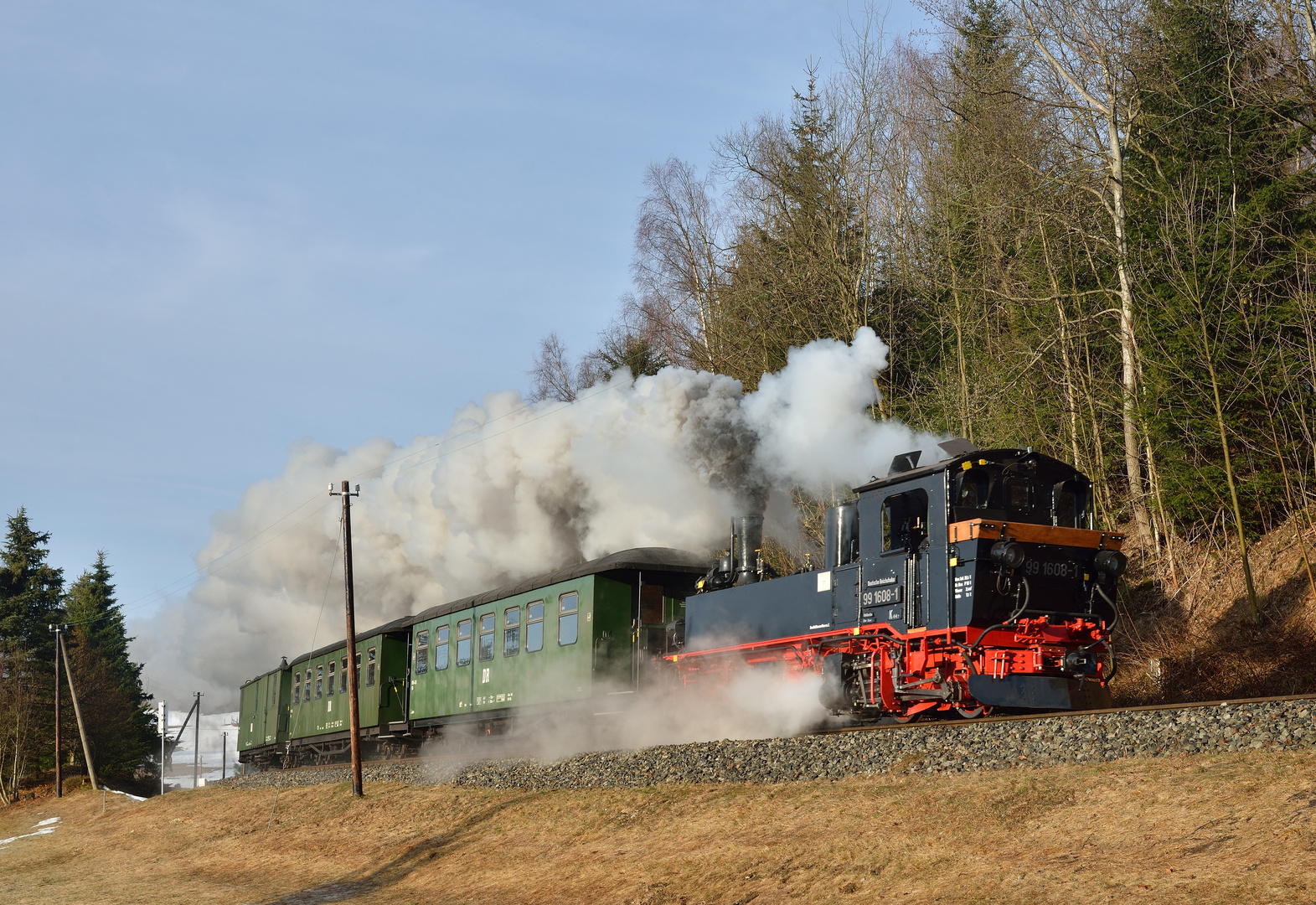 99 1608-1 am 22.03.19 bei der Halde vor Niederschlag