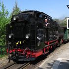 99 1761 der Lößnitzgrundbahn in Weißes Roß