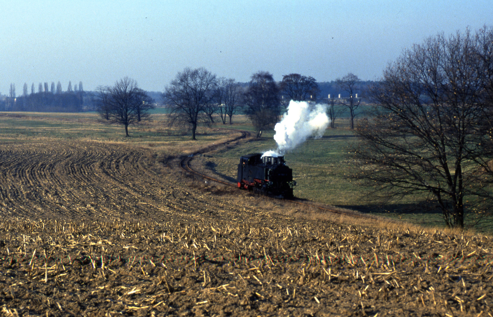 99 1786-5 bei Radebergam 3 Jan.1990