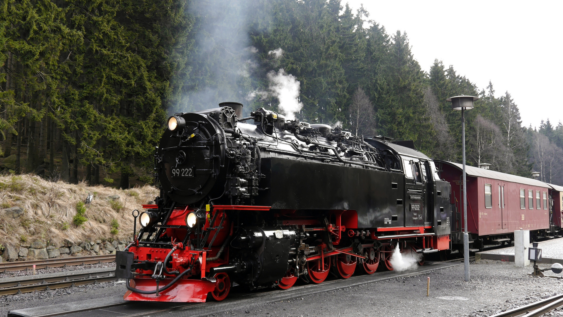 99 222 der Harzer Schmalspurbahn