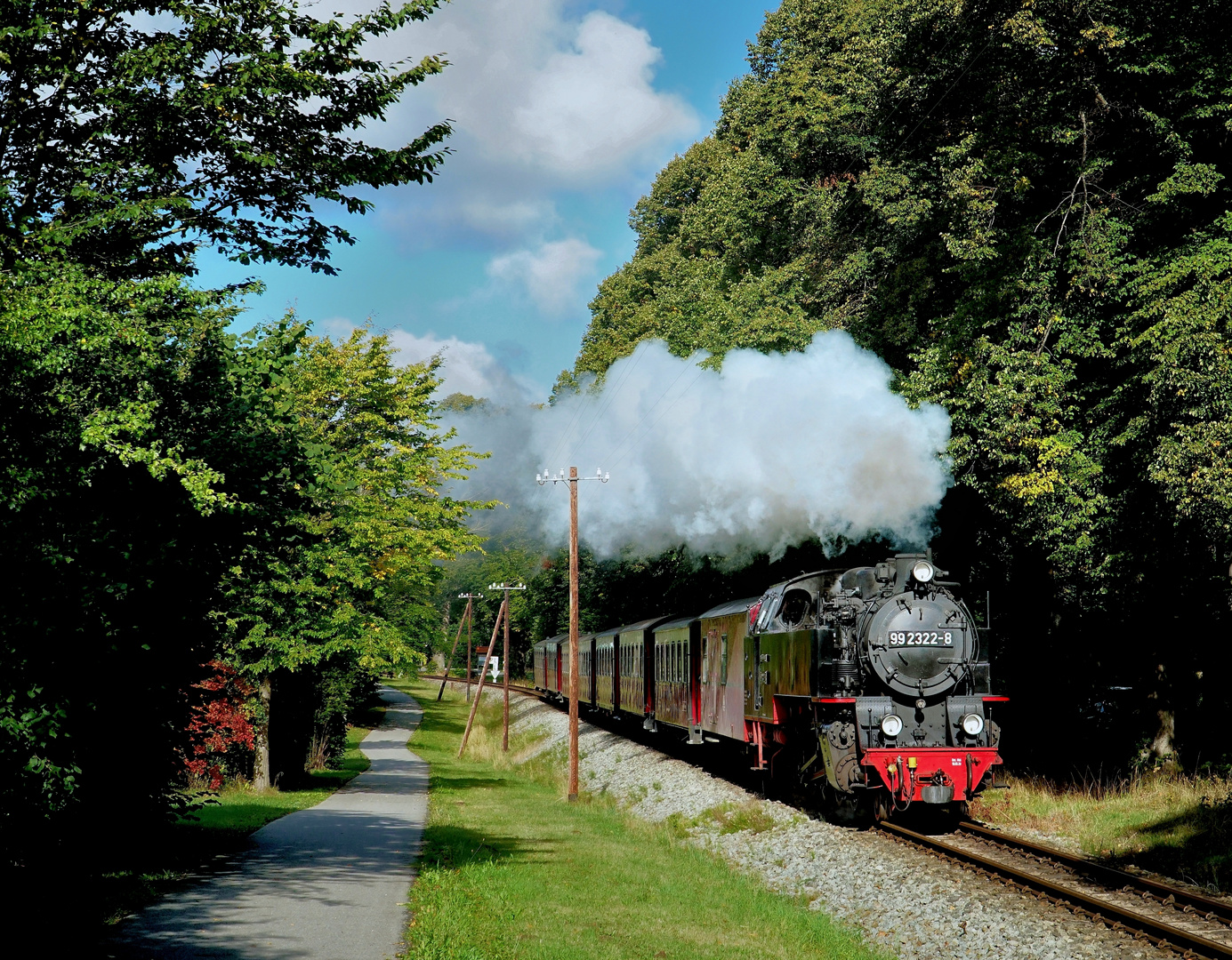 99 2322-8 am 21.09.22 bei Heiligendamm