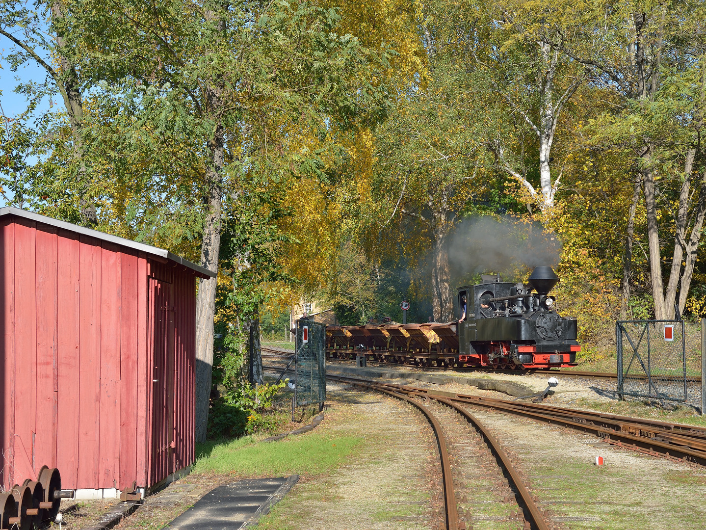 99 3315 am 25.10.20 bei der Einfahrt in Weißwasser