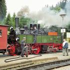 99 5902 beim Wasserfassen