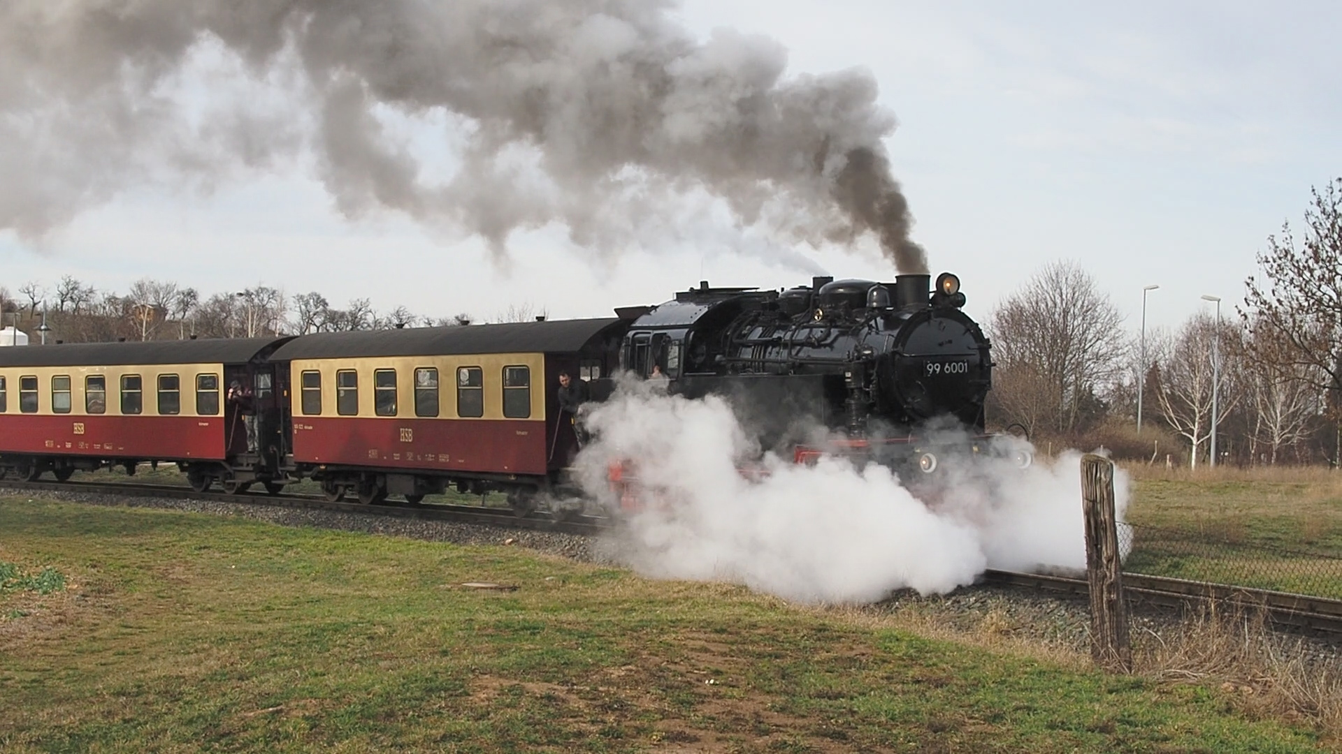 99 6001 Ausfahrt aus Gernrode