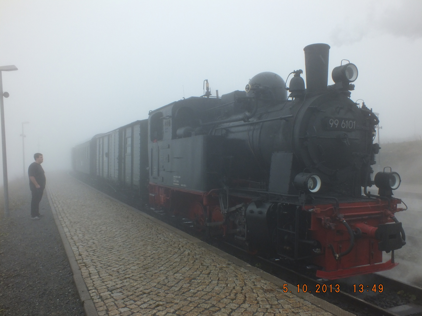 99 6101 + 12 Waggons und am Ende die 99 222