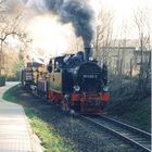 99 6102 bei Wernigerode im Harz mit Güterzug