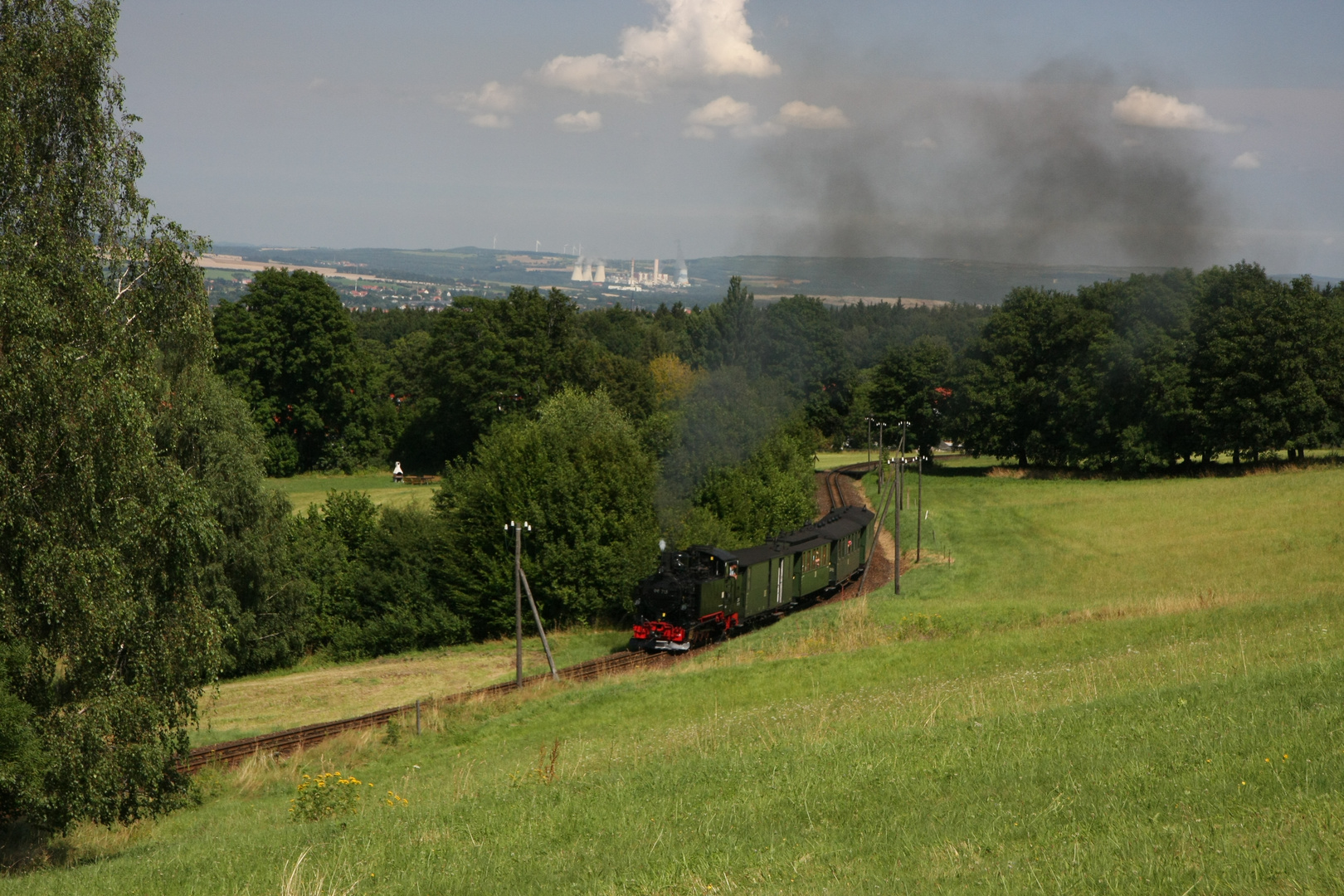 99 715 auf dem Weg nach Jonsdorf