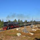 99 7235-7 mit Traditionszug am 13.10.18 auf dem Brocken