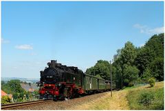 99 787 kurz vor der Einfahrt in den Bahnhof Kurort Jonsdorf II