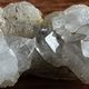 Bergkristalle in einem fossilen Seeigel aus Coesfeld/Westfalen