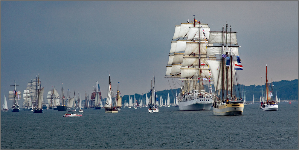 Windjammerparade Kiel 2014 von Ilse Omet