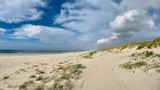 Ein schöner Sommertag Ende September von Sylt Urlauber