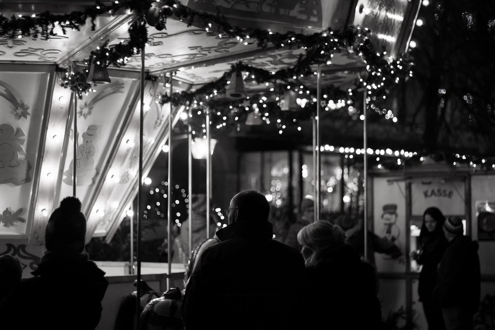 Karussell auf dem Weihnachtsmarkt von hancke18 