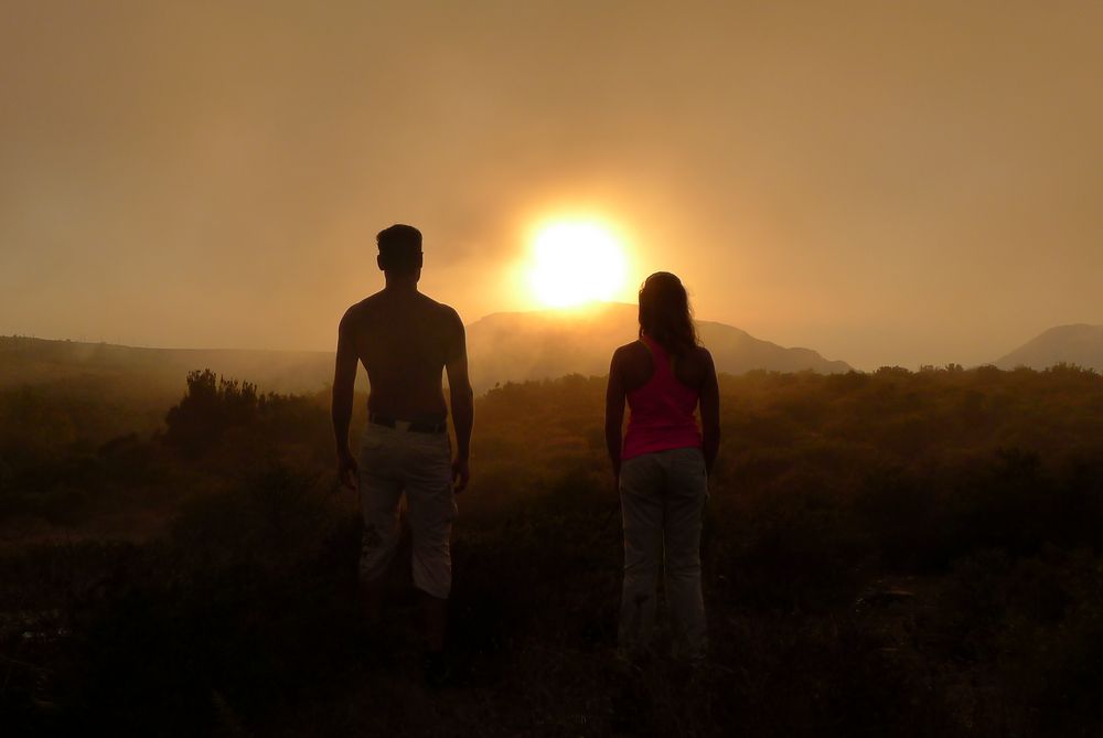 Sonnenuntergang zu zweit von breiterb