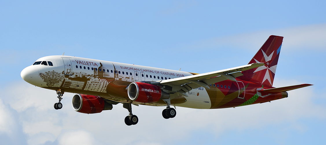 9H-AEO - Air Malta - Airbus A320