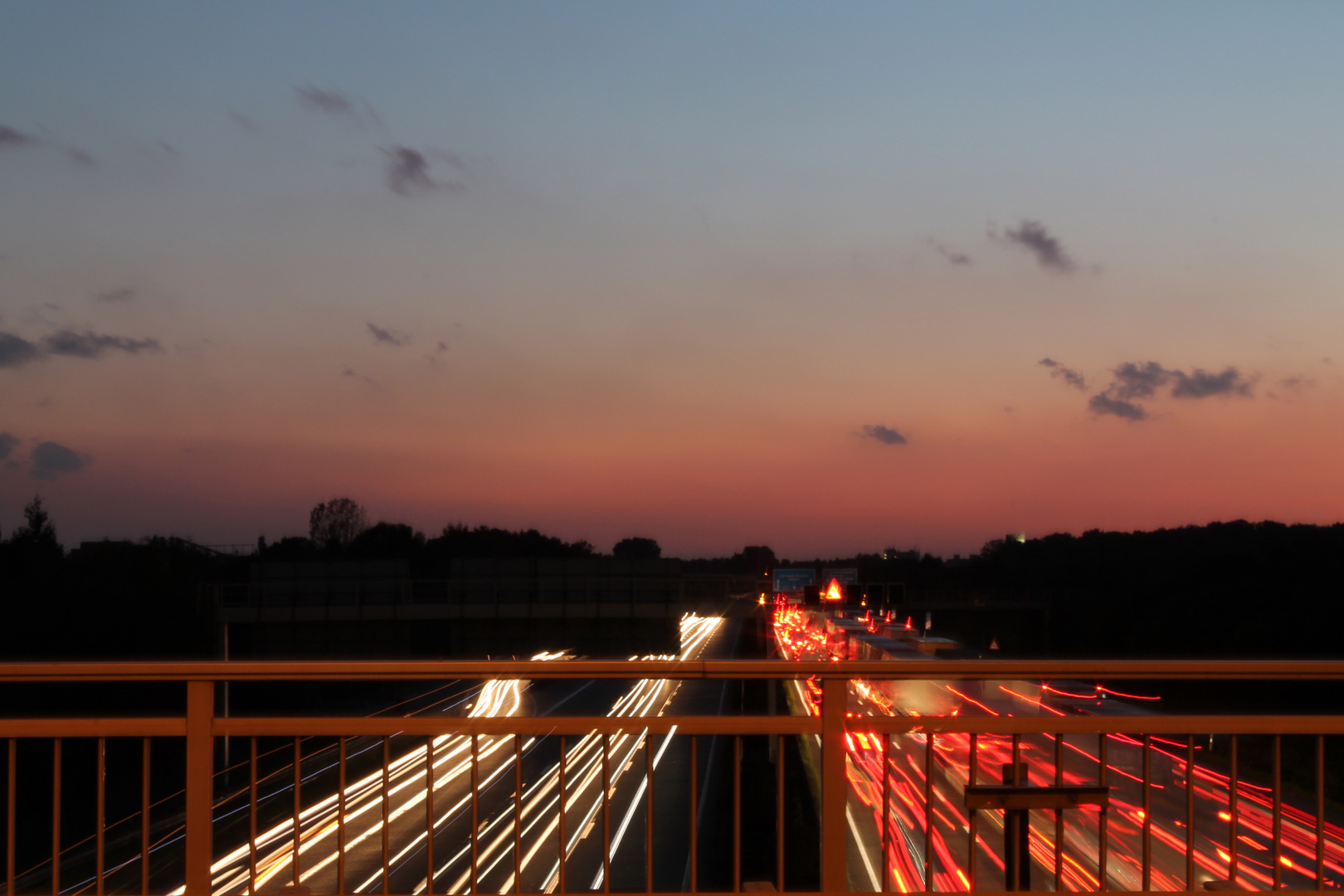 A 2, Hannover ... Blickrichtung Westen