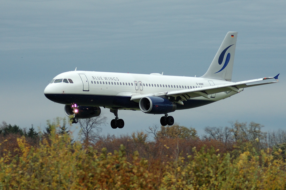 A 320 im Landeanflug