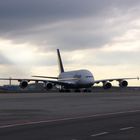 A 380 am Flughafen Frankfurt Main 2011